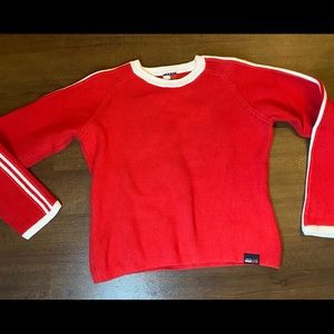 Vintage Y2K Tommy Girl Long Sleeve Crop Top